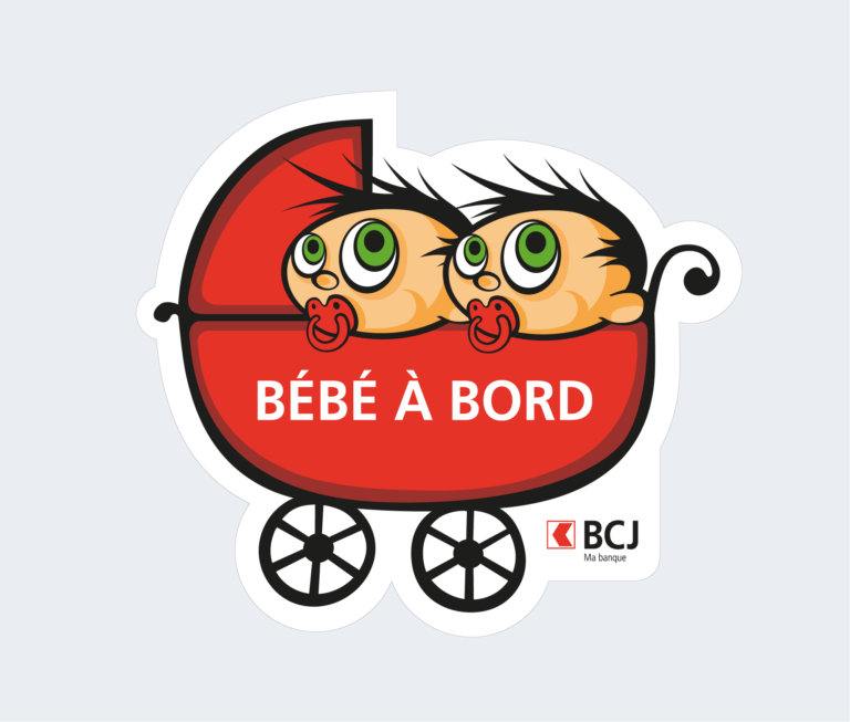 Autocolant bébé à bord BCJ